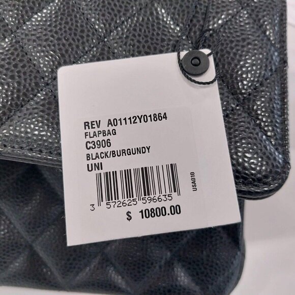 CHANEL Double Flap Classic Jumbo Caviar Gold hardware - Picture 14 of 16